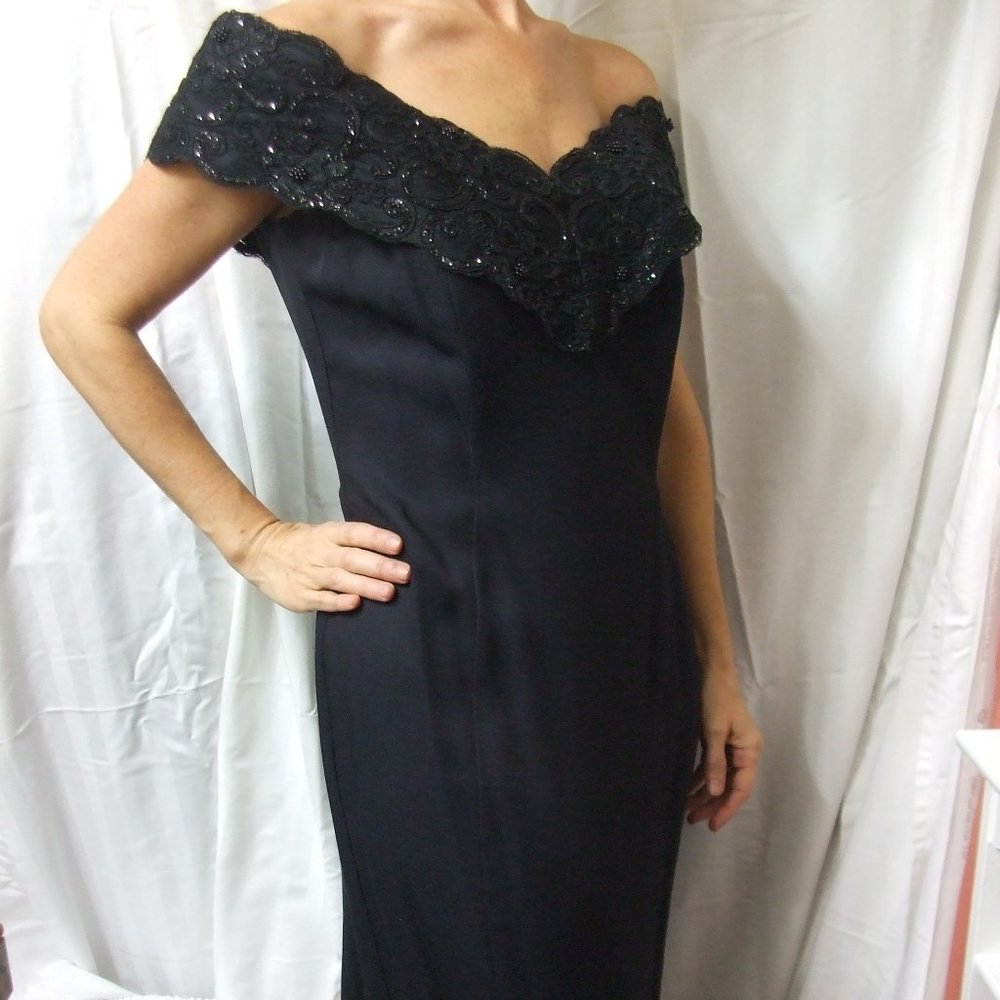 NIKI ORIGINALS HOLIDAY GLAM  LITTLE BLACK DRESS WITH BLING